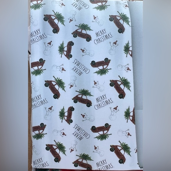 Rae Dunn Bath Rae Dunn Merry Christmas Tree Car Snowman Peva Shower
